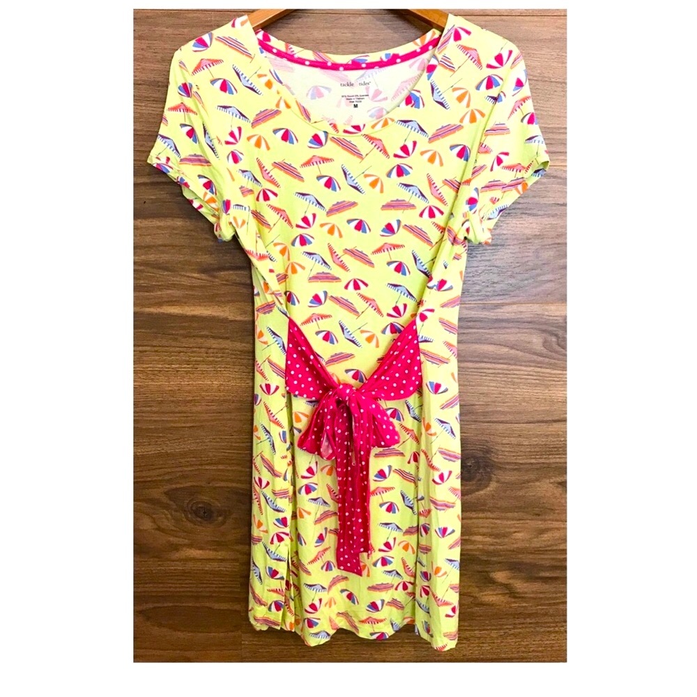 NWOT Yellow Beach Dress